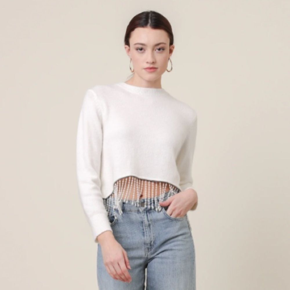 Line & Dot Emily Pearl Sweater size Large